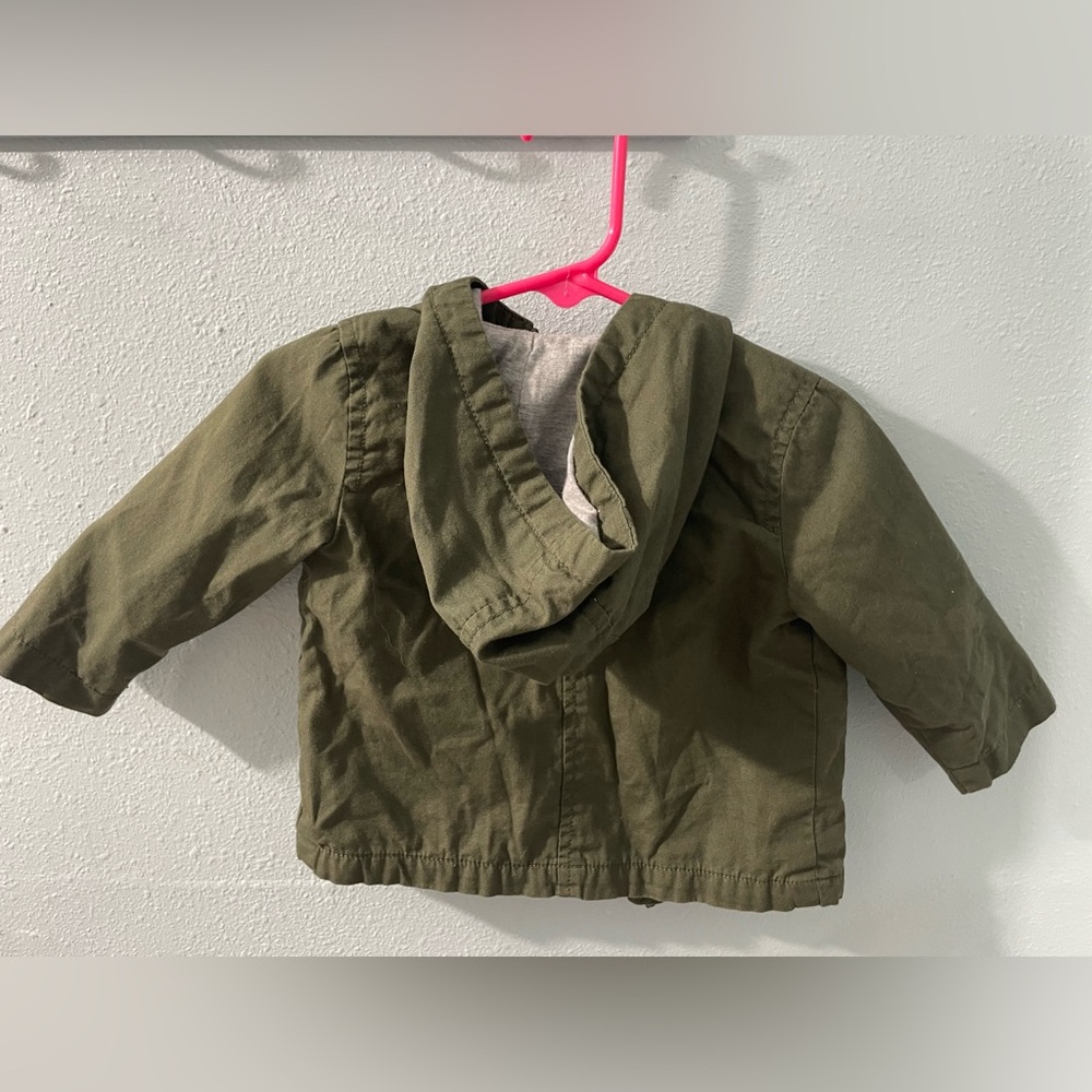 Old Navy Kids Army Green Jacket - Picture 3 of 6